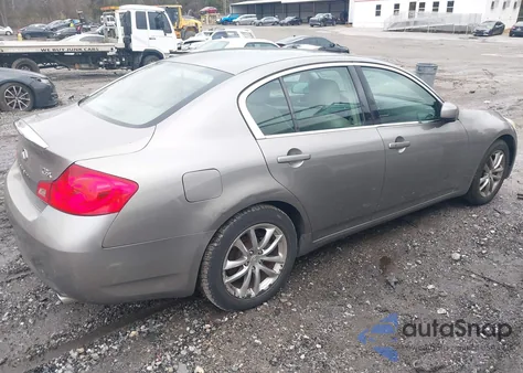 2007 Infiniti G35X from USA, damaged, VIN JNKBV61FX7M813993